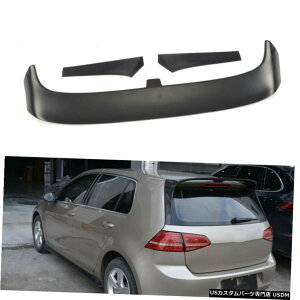 GAp[c tHNX[QSt7 VII MK7nb`obN14-17A[tX|C[ECO}bgubN̏ꍇ For Volkswagen Golf 7 VII MK7 Hatchback 14-17 Rear Roof Spoiler Wing Matt Black