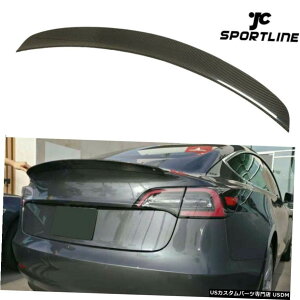 GAp[c eXf3Z_2016N2018NAgNX|C[e[EBOJ[{t@Co[tBbg Fits Tesla Model 3 Sedan 2016-2018 Rear Trunk Spoiler Tail Wing Carbon Fiber