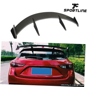 GAp[c J[{t@Co[A[tX|C[EBhEEBÔ߂Ƀ}c_3ANZnb`obN2014N2019N Carbon Fiber Rear Roof Spoiler Window Wing For Mazda 3 Axela Hatchback 2014-2019