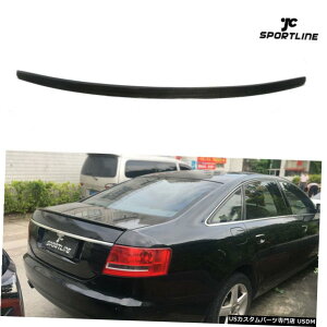 GAp[c AEfBA6 C6Z_2005N2008NAgNX|C[u[gEBOJ[{t@Co[̂߂̓K Fit For Audi A6 C6 Sedan 2005-2008 Rear Trunk Spoiler Boot Wing Carbon Fiber