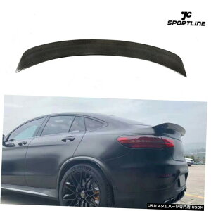 GAp[c ZfXxcGLC300 GLC43 GLC63AX|C[ECOu[cJ[{t@Co[2017UP̏ꍇ For Mercedes Benz GLC300 GLC43 GLC63 Rear Boot Spoiler Wing Carbon Fiber 2017UP