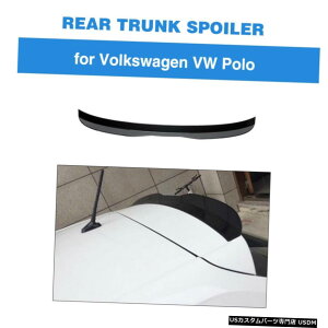 GAp[c tHNX[QVW|2019+A[tX|C[EBhEEBÔ鍕ABŜ߂ For Volkswagen VW Polo 2019+ Rear Roof Spoiler Window Wing Glossy Black ABS