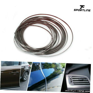 GAp[c 15M`gN[Vo[J[{fBTCh̃hAK[hXgbv 15M Auto Molding Trim Chrome Silver Car Body Side Door Decorate Guard Strip
