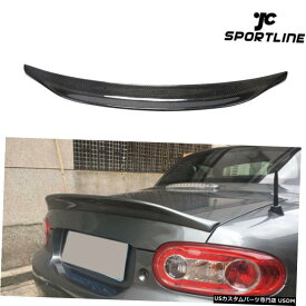 エアロパーツ フィット感のためのマツダMX-5 2009-2014リアスポイラーブートトランクスポーツウィングカーボンファイバー Fit For Mazda MX-5 2009-2014 Rear Spoiler Boot Trunk Sport Wing Carbon Fiber