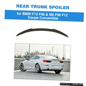 GAp[c ͂߂BMW 6V[YF06 F13 640I 650i12-18AgNX|C[ECOJ[{t@Co[ Fits BMW 6 Series F06 F13 640i 650i 12-18 Rear Trunk Spoiler Wing Carbon Fiber