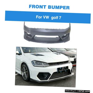 GAp[c tgop[Jo[W /J[{tgbv{fBLbgtBbĝ߂VWSt7 MK 7 VII 14-17 Front Bumper Cover W/Carbon Front Lip Body Kit Fit For VW Golf 7 MK 7 VII 14-17