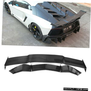 GAp[c {M[jAF^h[LP700J[{t@Co[AgNX|C[bh[VOECO̓tBbg Fits Lamborghini Aventador LP700 Carbon Fiber Rear Trunk Spoiler Lid Racing