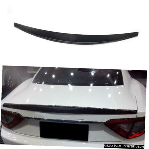 GAp[c J[{t@Co[AgNX|C[u[cECOɂĂ̓}ZeBOc[XN[y814 Carbon Fiber Rear Trunk Boot Spoiler Wing For Maserati Gran Turismo Coupe 08-14
