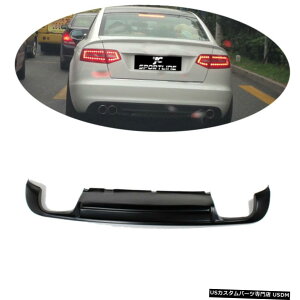 GAp[c AEfBA6SLINE 2009N2011Ñ{fBLbg̃Aop[fBt[U[bvX|C[tBbg Rear Bumper Diffuser Lip Spoiler Fit for Audi A6 Non-Sline 2009-2011 Body Kit