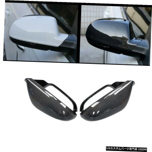 GAp[c [ȂAEfBA6 C7 S6 RS6J[{̌̂߂̃TCh~[Jo[x Side Mirror Cover for Audi A6 C7 S6 RS6 Carbon Replacement Without lane assist