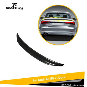 GAp[c J[{t@Co[AgNX|C[ECÔ߂ɃAEfBA5 / S5N[y2017N2020N̍H Carbon Fiber Rear Trunk Spoiler Wing For Audi A5 /S5 Coupe 2017-2020 Factory