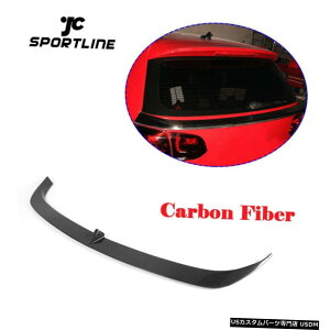 GAp[c VWSt6 VI MK6 R20 GTIpJ[{t@Co[AX|C[ECOH10-13 Carbon Fiber Rear Spoiler Middle Wing Factory for VW Golf 6 VI MK6 R20 GTI 10-13