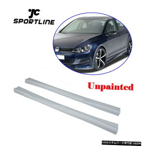 GAp[c tHNX[QVWSt7 MK7 VII 14-17 2PCSTChXJ[ghAgĝ߂ For Volkswagen VW Golf 7 MK7 VII 14-17 2PCS Side Skirts Door Extension Trim