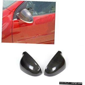 GAp[c obN~[Jo[LbvVWSt5 V MK5 GTI 06-09I[gJ[{t@Co[̂߂̓K܂ Rearview Mirror Cover Caps Fit for VW Golf 5 V MK5 GTI 06-09 Auto Carbon Fiber