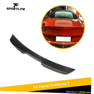 GAp[c AX|C[ECOu[ctBbĝ߂̃tF[EJtHjAT 15-18t@Ng[J[{t@Co[ Rear Boot Spoiler Wing Fit For Ferrari California T 15-18 Factory Carbon Fib