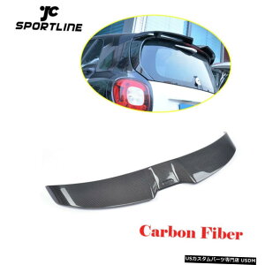 GAp[c ZfXExcX}[gFortwo16?17Yf@ۗpA[tX|C[ECOtBbg Rear Roof Spoiler Wing Fit for Mercedes-Benz Smart Fortwo 16-17 Carbon Fiber