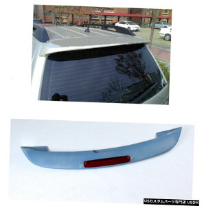 GAp[c XotHX^[pLEDCgEBOABSOtBbgƃA[tX|C[812 Rear Roof Spoiler with LED Light Wing ABS Top Lip Fit for Subaru Forester 08-12