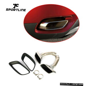 GAp[c BMW E71 X6XeX|5.0p}t[̃qgI[oe[pCvgtBbgrC Exhaust Muffler Tips Oval Tail Pipes Trim Fit for BMW E71 X6 Stainless Steel 5.0