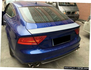 GAp[c AEfBA7 S7 SLINE RS7 11-14J[AgNX|C[bhECOFRPĥ߂ For Audi A7 S7 Sline RS7 11-14 Car Rear Trunk Spoiler Lid Wing FRP Unpainted