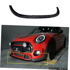 GAp[c BMW~jJCW`Ŵ߂̃J[{t@Co[tgbvX|C[C14-18 Carbon Fiber Front Lip Spoiler Refit for BMW Mini JCW Challenge 14-18
