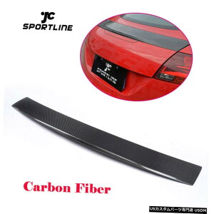 GAp[c AEfBTT MK2 8J TTS 2008-14J[{t@Co[̂߂̎Ԃ̃AX|C[ECOHtBbg Car Rear Spoiler Wing Factory Fit for Audi Mk2 TT 8J TTS 2008-14 Carbon Fiber