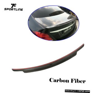 GAp[c xcW213 E350 E400 E43 E63 4DAӂX|C[ECO16-19J[{t@Co[̏ꍇ For Benz W213 E350 E400 E43 E63 4D Rear Lid Spoiler Wing 16-19 Carbon Fiber