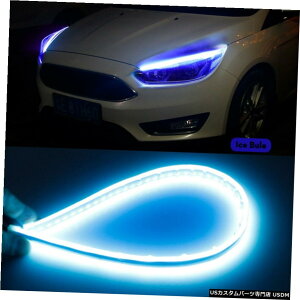 GAp[c 30CMI[gLEDXgbvVOiEXCb`obÑCWP[^DRLԂ̓Cgsĉ 30CM Auto LED Strip Turn Signal Switchback Indicator DRL Daytime Running Lights