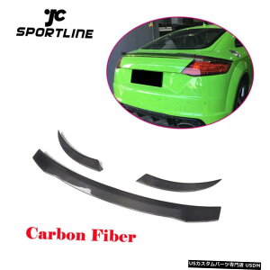 GAp[c AX|C[ECOHɂẮAAEfBTT TTS TTRS 2hA15-17 3PCSJ[{t@Co[ Rear Spoiler Wing Factory For Audi TT TTS TTRS 2-Door 15-17 3PCS Carbon Fiber