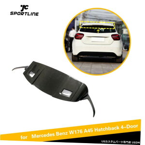 GAp[c J[{t@Co[A[tX|C[ECOtBbĝ߂̃xcW176 A180 A200 A250 A45 13-18 Carbon Fiber Rear Roof Spoiler Wing Fit For Benz W176 A180 A200 A250 A45 13-18