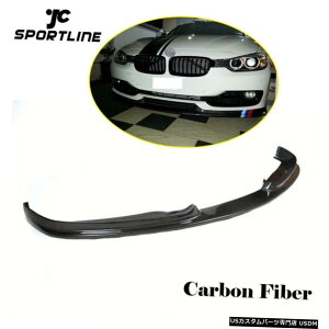 GAp[c tgop[`bvX|C[̂߂BMW F30 320i325I 328i 12-15J[{t@Co[ Front Bumper Chin Lip Spoiler For BMW F30 320i 325i 328i 12-15 Carbon Fiber