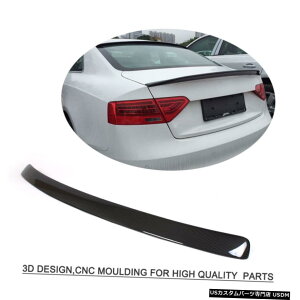 GAp[c AEfBA5N[yS5pJ[{t@Co[A[tgNX|C[ECOO815 Carbon Fiber Rear Roof Trunk Spoiler Wing Top Lip for Audi A5 Coupe Non-S5 08-15