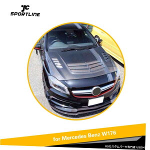 GAp[c J[{t@Co[tgt[h{lbgJo[ɃxcW176 A180 A200 A250 A45 AMG 13-18 Carbon Fiber Front Hood Bonnet Cover For Benz W176 A180 A200 A250 A45 AMG 13-18