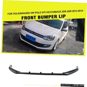 GAp[c VW|6R GTIop[2013 2014̂߂̖htgop[bvX|C[tBbgFRP Unpainted Front Bumper Lip Spoiler Fit for VW Polo 6R GTI Bumper 2013 2014 FRP