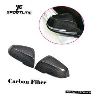 GAp[c BMW E87 F20 F30F35Z_J[{t@Co[̌̂߂̎Ԃ̃TCh~[Jo[tBbg Car Side Mirror Cover Fit for BMW E87 F20 F30 F35 Sedan Carbon Fiber Replacement