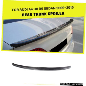 GAp[c AgNX|C[u[gECOpAEfBA4 B8B92009N2015Nt@Ng[J[{t@Co[ Rear Trunk Spoiler Boot Wing For Audi A4 B8 B9 2009-2015 Factory Carbon Fiber