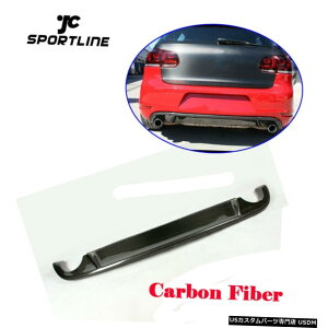 GAp[c tHNX[QVWSt6 VI MK6 GTI 10-13Yf@ۗpAop[fBt[U[tBbg Rear Bumper Diffuser Fit for Volkswagen VW Golf 6 VI MK6 GTI 10-13 Carbon Fiber