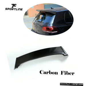 �G�A���p�[�c VW�S���t6 VI MK6 GTI 10-15���A���[�t�X�|�C���[�E�C���O���b�v�Y�f�@�ۍH��̂��߂� For VW Golf 6 VI MK6 GTI 10-15 Rear Roof Spoiler Wing Lip Carbon Fiber Factory