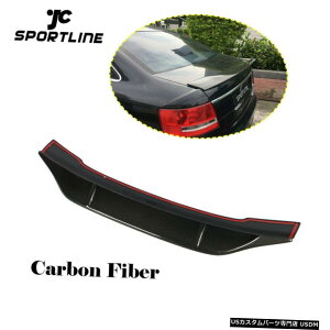 GAp[c J[{AgNX|C[bhEBOtBbĝ߂̃AEfBA6 / S6Z_2009N2011N̍H Carbon Rear Trunk Spoiler Lid Wing Fit For Audi A6/S6 Sedan 2009-2011 Factory