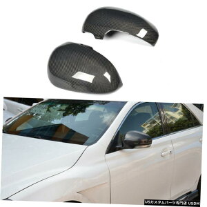 GAp[c 2PCSJ[{t@Co[~[Jo[LbvĈ߂Ƀg^Cc2010N2016N 2PCS Carbon Fiber Mirror Cover Cap Refit For Toyota Reiz 2010-2016 Replacement