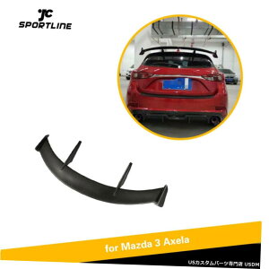 GAp[c A[tX|C[EBhEgbvEBÔ߂Ƀ}c_3ANZnb`obN2014N2019NFRP Rear Roof Spoiler Window Top Wing For Mazda 3 Axela Hatchback 2014-2019 FRP