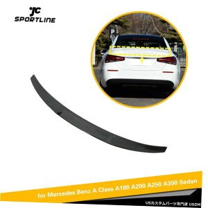 �G�A���p�[�c �J�[�{�����A�g�����N�X�|�C���[�u�[�g�E�C���O�t�B�b�g���̂��߂̃x���cV177 Z177 A220�Z�_��2019+ Carbon Rear Trunk Spoiler Boot Wing Fit For Benz V177 Z177 A220 Sedan 2019+