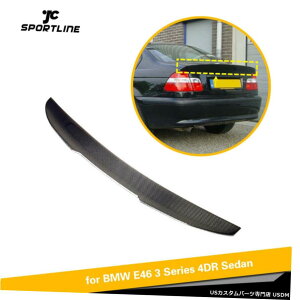 GAp[c Ĉ߂BMW E46 320i325I 330IZ_9805AgNbhX|C[ECOH Refit For BMW E46 320i 325i 330i Sedan 98-05 Rear Trunk Lid Spoiler Wing Factory