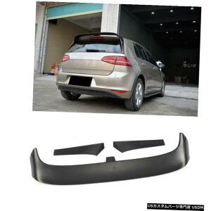 GAp[c FRPA[tX|C[AubNp̃tHNX[QSt7 VII MK7nb`obN4D 14-17 FRP Rear Roof Spoiler Black For Volkswagen Golf 7 VII MK7 Hatchback 4D 14-17