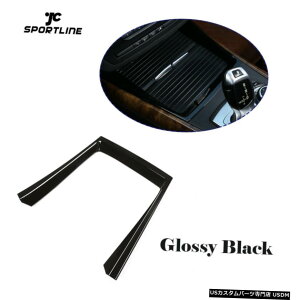 GAp[c J[R\[̃tgJbvz_[Jo[ĝ߂BMW X5 E70 813ObV[ubN Car Console Front Water Cup Holder Cover Trim For BMW X5 E70 08-13 Glossy Black