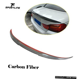 GAp[c AgNX|C[ECOu[ĉ߂BMW F33 428i 430I F83 M4 14-19J[{t@Co[ Rear Trunk Wing Boot Spoiler For BMW F33 428i 430i F83 M4 14-19 Carbon Fiber