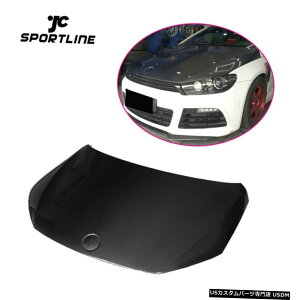 GAp[c tHNX[QVWVbRRpJ[{t@Co[ԃGWt[hJo[tBbg914 Carbon Fiber Auto Engine Hoods Cover Fit for Volkswagen VW Scirocco R 09-14