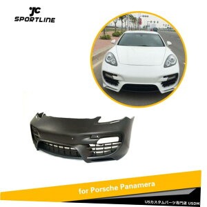 GAp[c FRPԃtgop[{fBKitTrimtBbĝ߂̃|VFpi[2010-2013}bgubN FRP Car Front Bumper Body KitTrim Fit For Porsche Panamera 2010-2013 Matt Black