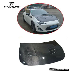 GAp[c J[{t@Co[t[hxgJo[LbvĈ߂Ƀg^86 BRZ FT86 13-14C Carbon Fiber Hood Vented Cover Cap Refit For Toyota 86 BRZ FT86 13-14 Refit