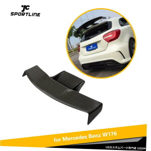 GAp[c J[{t@Co[A[tX|C[̂߂ɃxcW176 A180 A200 A45 AMGnb`obN13-18 Carbon Fiber Rear Roof Spoiler For Benz W176 A180 A200 A45 AMG Hatchback 13-18