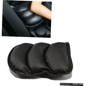 GAp[c 1PCubNPUU[I[gZ^[R\[̃\tgpbhJo[NbVϋv̂钅p}bg 1PC Black PU Leather Auto Center Console Soft Pad Cover Cushion Durable Wear Mat
